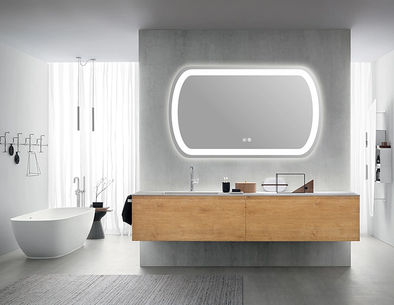 Mosmile LED Backlit Anti-fog Illuminated Bathroom Mirror